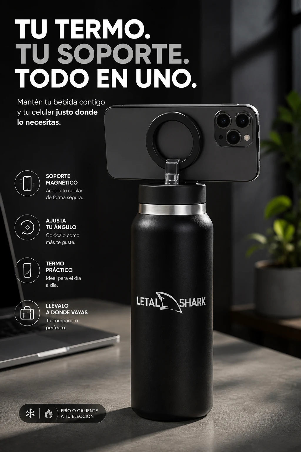 TERMO CON SOPORTE MAGNETICO