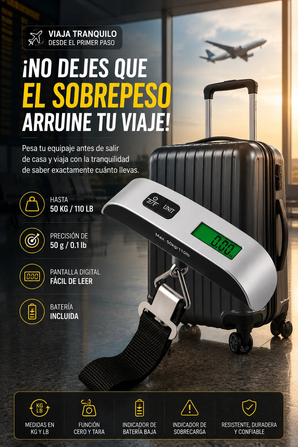 Pesa para maletas EL10